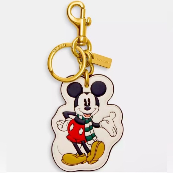 Coach Disney Mickey Mouse Bag Charm, keychain - Picture 1 of 3